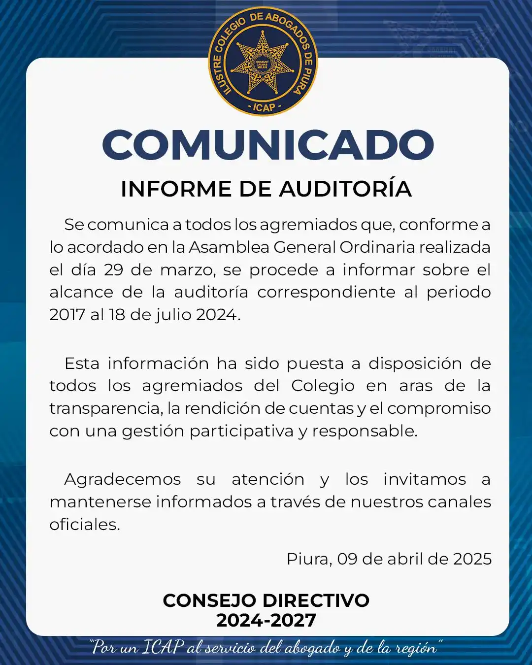 COMUNICADO FEBRERO7