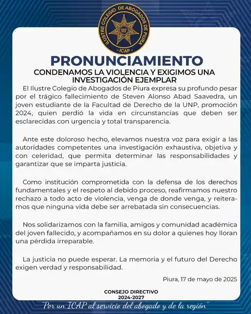 pronunciamientoicap unp